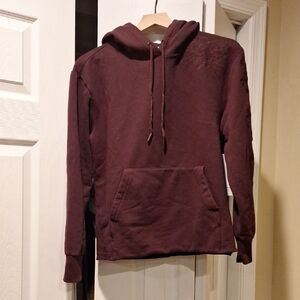 Athleta Burgundy Retroplush Hoodie